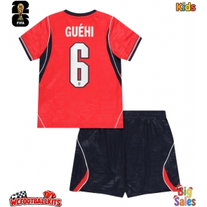 England Marc Guehi #6 Replica Away Stadium Kit for Kids World Cup 2026 Short Sleeve (+ pants)